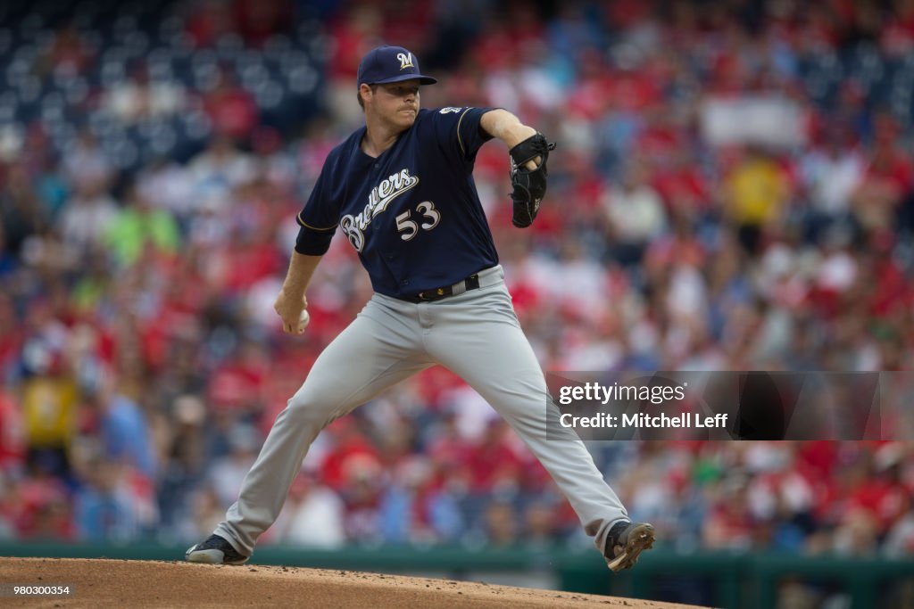 Milwaukee Brewers v Philadelphia Phillies
