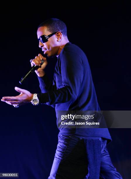 Ludacris performs at the Sprint Center on March 24, 2010 in Kansas City, Missouri.