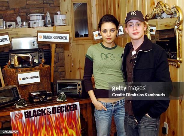 Mila Kunis and Macaulay Culkin
