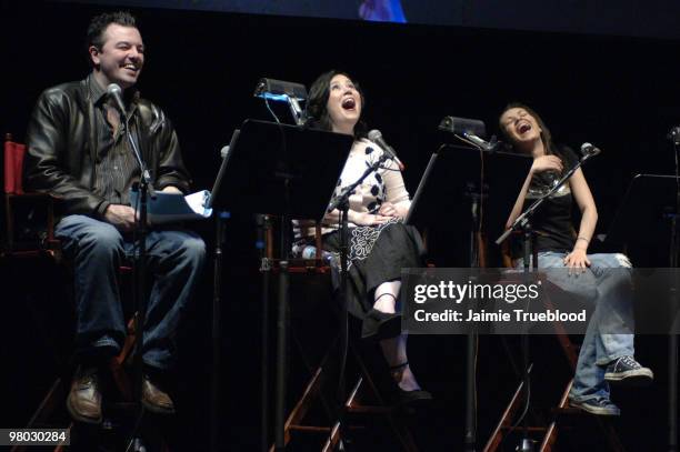 Seth MacFarlane, creator, Alex Borstein and Mila Kunis