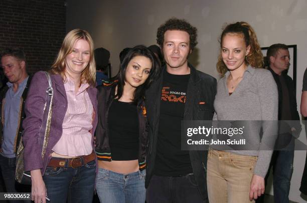 Nicholle Tom, Mila Kunis, Danny Masterson and Bijou Phillips