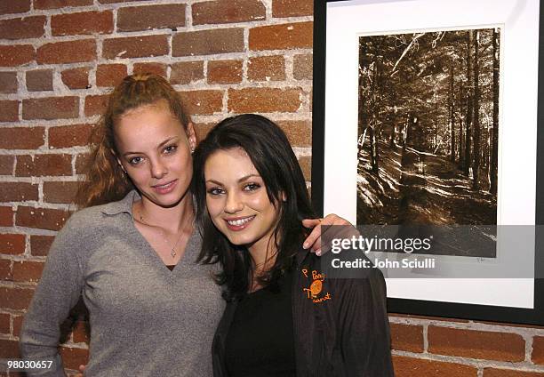 Bijou Phillips and Mila Kunis