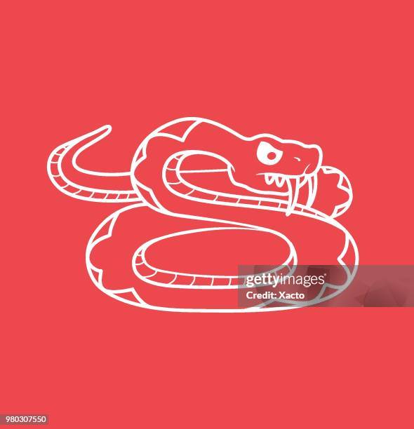 snake - anaconda snake stock illustrations