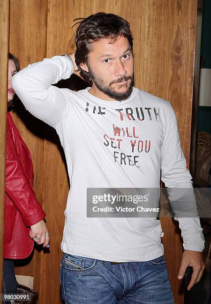 Singer Diego Torres is seen at Hotel Condesa DF on March 24, 2010 in Mexico City, Mexico.