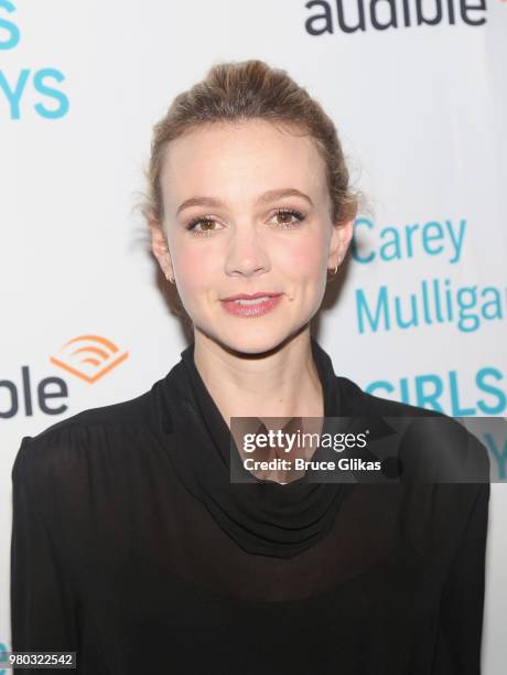 Carey Mulligan poses at the opening night of the Audible production of "Boys & Girls" at The Minetta Lane Theatre on June 19, 2018 in New York City.