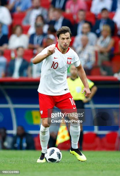 Group H Poland v Senegal - FIFA World Cup Russia 2018 Grzegorz Krychowiak at Spartak Stadium in Moscow, Russia on June 19, 2018.