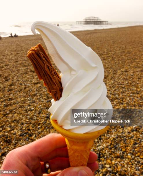 brighton ice cream - christopher hope-fitch stock pictures, royalty-free photos & images