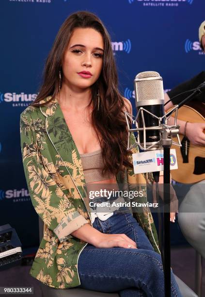 ÊSinger Bea Miller visits the SiriusXM Studios on June 21, 2018 in New York City.