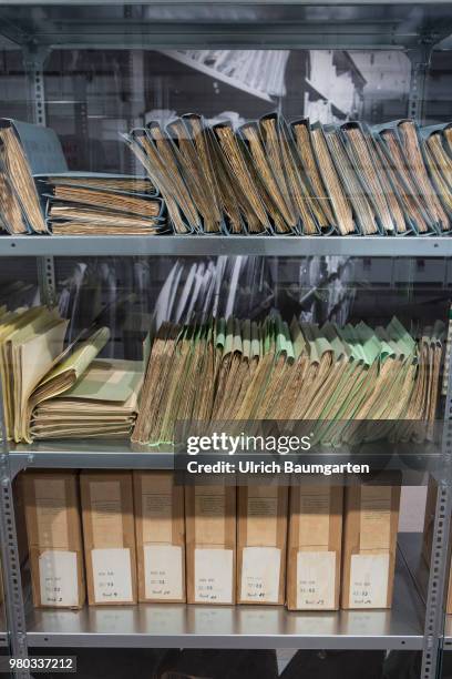 The Stasi Museum in Berlin. Informations about the work of the former Ministry of State Security in the history buildings of the Ministry. The...