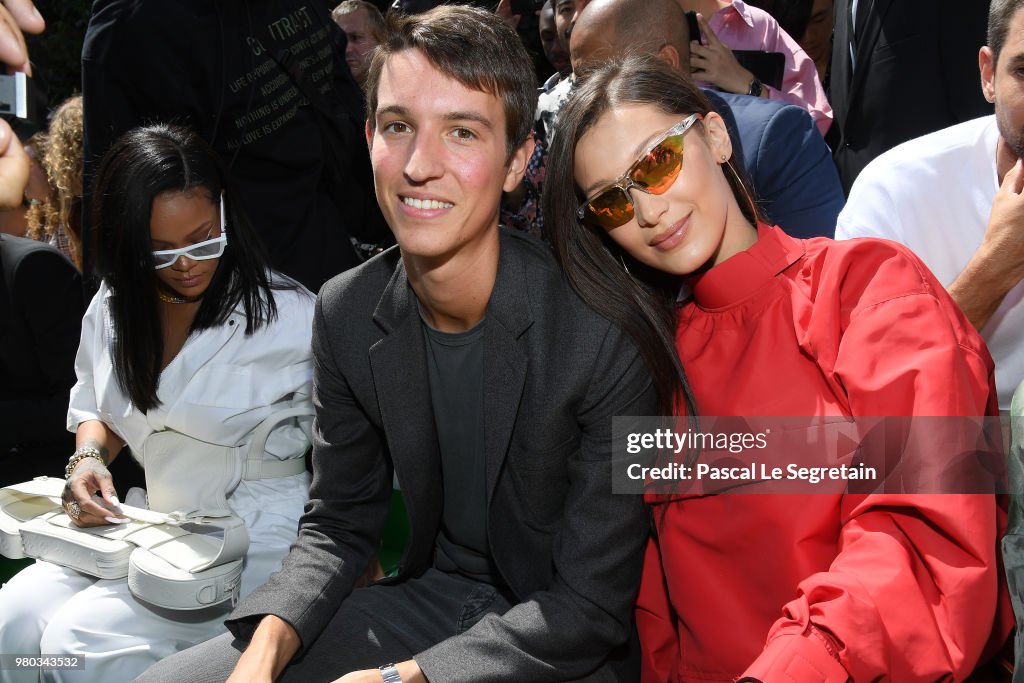 Alexandre Arnault and Bella Hadid attend the Louis Vuitton Menswear  Fotografía de noticias - Getty Images