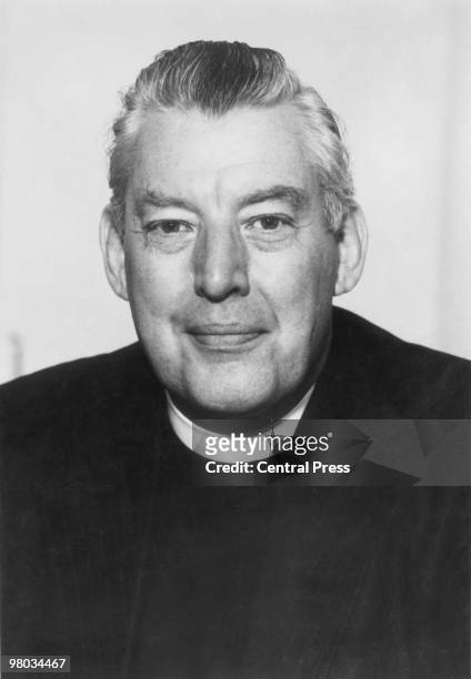 Northern Irish religious and political leader Ian Paisley, January 1980. Paisley is Moderator of the Free Presbyterian Church of Ulster MP for North...