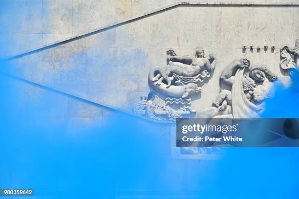 General view of the runway during the Rick Owens Menswear Spring/Summer 2019 show as part of Paris Fashion Week on June 21, 2018 in Paris, France.