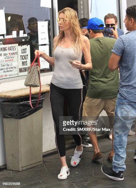 Brandi Glanville is seen on June 20, 2018 in Los Angeles, CA.