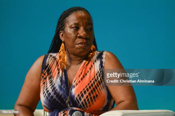 Me Too Founder Tarana Burke attends the Cannes Lions Festival 2018 on June 21, 2018 in Cannes, France.
