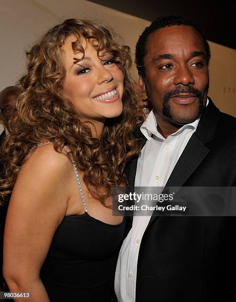 Singer/ Actress Mariah Carey and Director Lee Daniels attend the Lionsgate and Blackberry "Precious" Pre Gala Cocktail Party at the Royal Ontario...