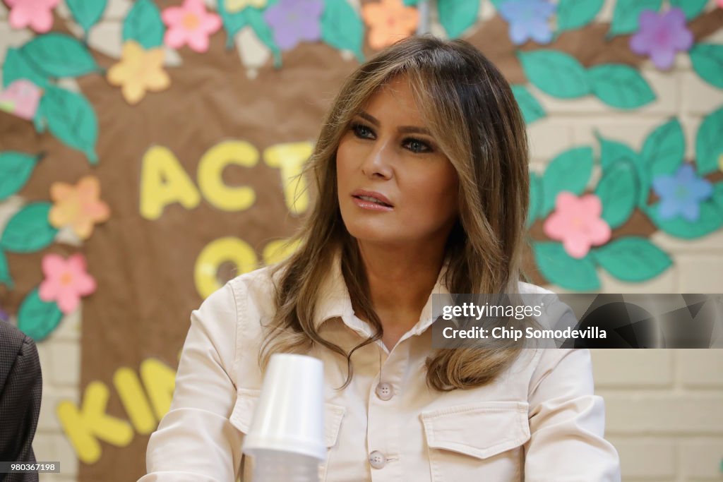 First Lady Melania Trump Visits Immigrant Detention Center On U.S. Border