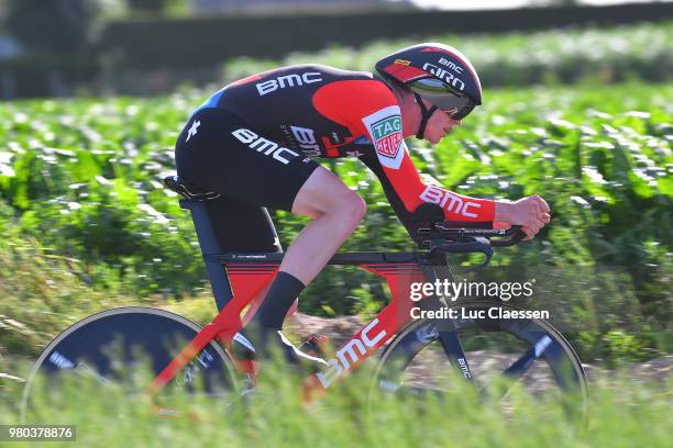 Nathan Van Hooydonck of Belgium and BMC Racing Team / during the 119th Belgian Road Championship 2018 a 43,2km individual time trial stage from...