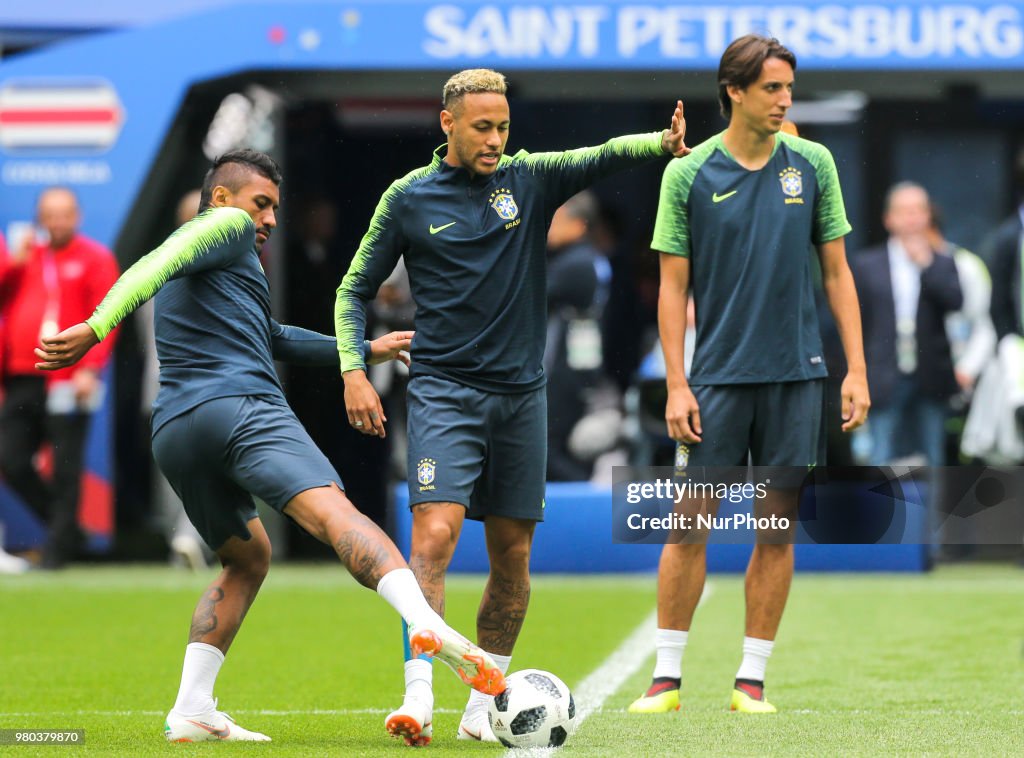 Brazil Training and Press Conference
