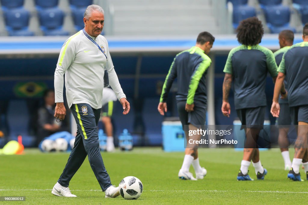 Brazil Training and Press Conference