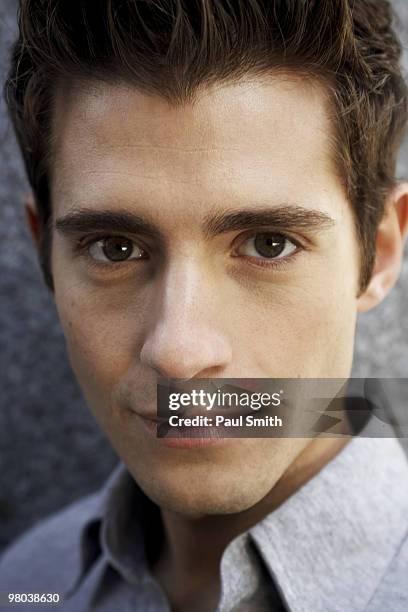 Actor Julian Morris poses for a portrait shoot for ES magazine in London on September 27, 2008.