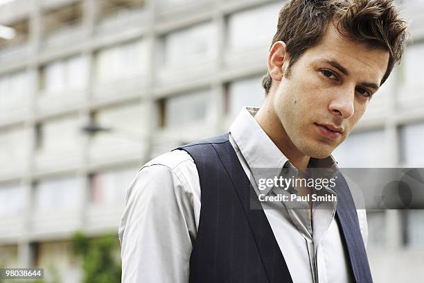 Musician & producer Mark Ronson poses for a portrait shoot for ES magazine in London on June 13, 2007.