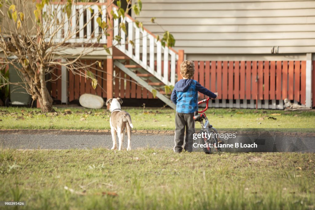 Boy and Dog