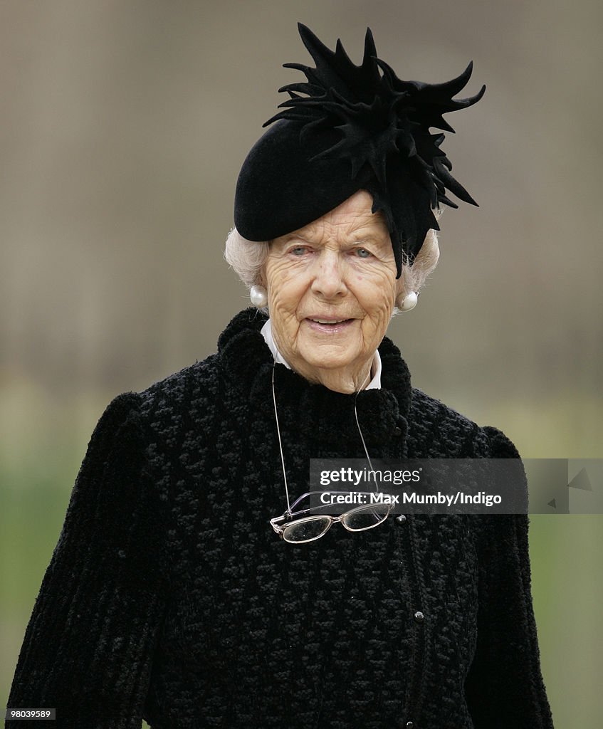Memorial service for Rosemary Parker Bowles