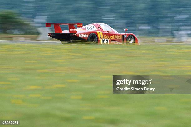 The Ecurie Ecosse C286 Ford 004 driven by Marc Duez , Ray Mallock and David Leslie during the FIA World Sportscar Championship 24 Hours of Le Mans on...