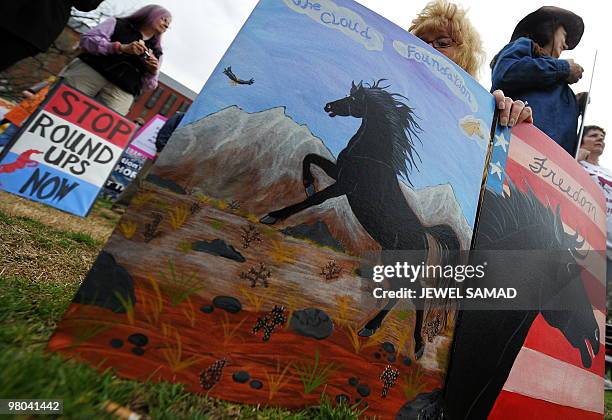 Placards For Rally 1,931 Picket Signs During March On Washington Stock Photos, High-Res ...