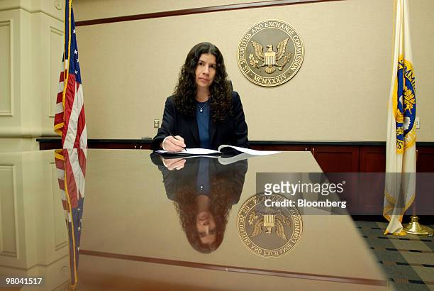 Elaine C. Greenberg, branch chief of the Philadelphia Regional Office of the U.S. Securities and Exchange Commission, poses for a photo at the SEC...