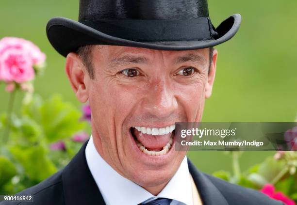 Frankie Dettori attends day 1 of Royal Ascot at Ascot Racecourse on June 19, 2018 in Ascot, England.