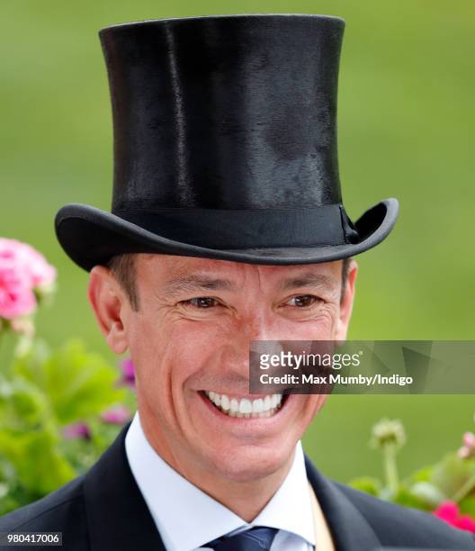 Frankie Dettori attends day 1 of Royal Ascot at Ascot Racecourse on June 19, 2018 in Ascot, England.