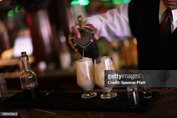 Bartender makes strawberry daiquiris at the historic Kentucky Club on March 23, 2010 in Juarez, Mexico. The Kentucky Club, once a thriving...