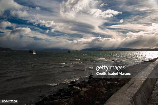 puerto natales - puerto natales stock pictures, royalty-free photos & images