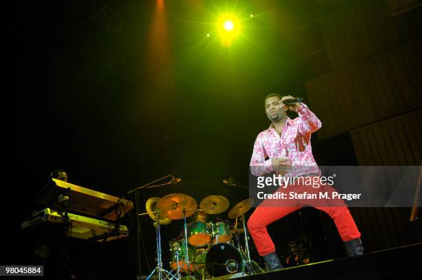 Yuri Da Cunha performs on stage at Olympiahalle on March 25, 2010 in Munich, Germany.