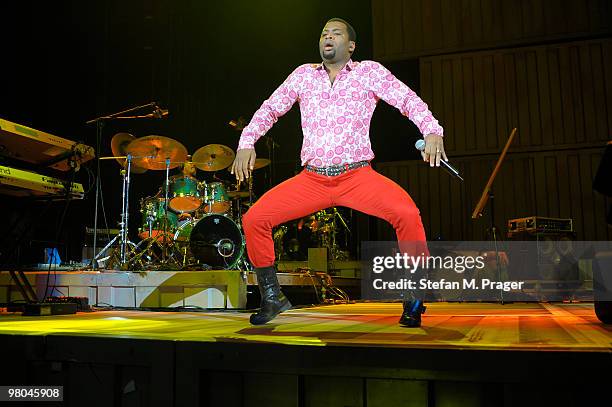 Yuri Da Cunha performs on stage at Olympiahalle on March 25, 2010 in Munich, Germany.