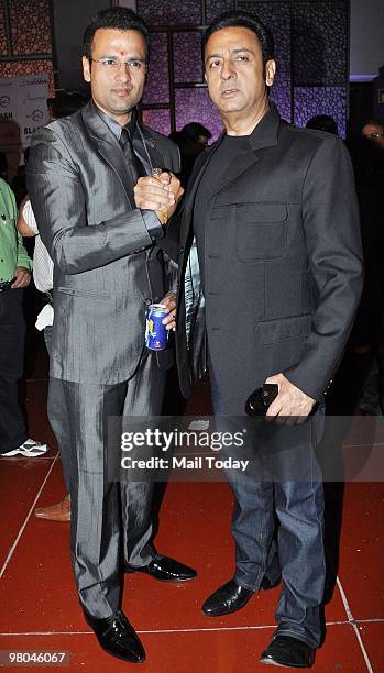 Rohit Roy and Gulshan Grover at the premiere of the film Mitali Mittal Vs Karan Mittal in Mumbai on Wednesday, March 24, 2010.