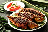 Tasty grilled fish.