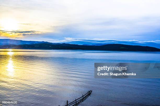 sunset at bruny island - bruny island stock pictures, royalty-free photos & images