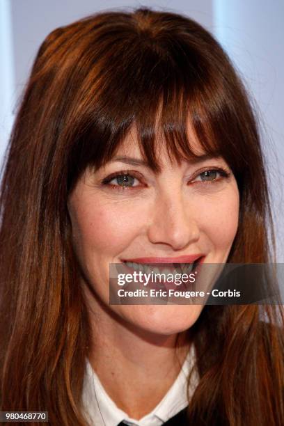 Singer, actress, host and French model, elected Miss Tahiti 1998 and Miss France 1999 Mareva Galanter poses during a portrait session in Paris,...