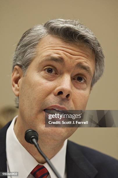 Robert M. McDowell, a Federal Communications Commission commissioner, during the House Energy Subcommittee on Communications, Technology and the...