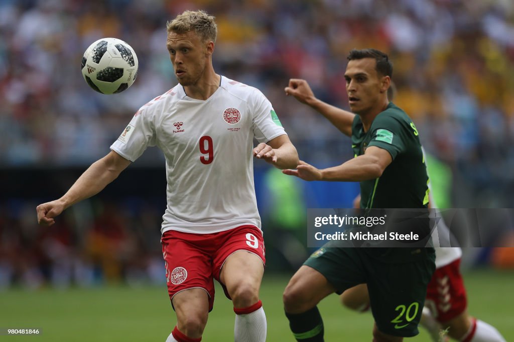 Denmark v Australia: Group C - 2018 FIFA World Cup Russia