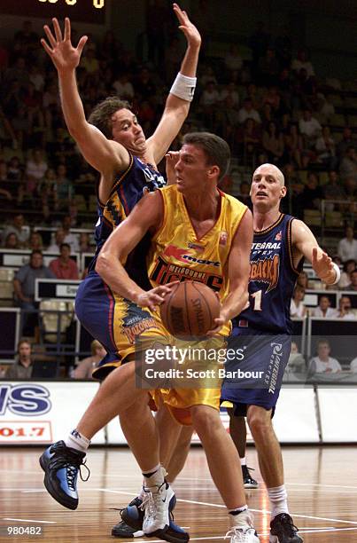 Stephen Hoare of Melbourne Tigers in action during the National Basketball League match between the West Sydney Razorbacks and Melbourne Tigers...