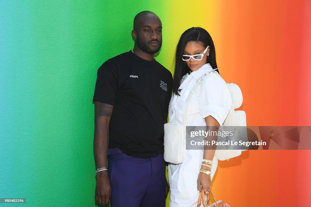 Louis Vuitton: Front Row - Paris Fashion Week - Menswear Spring/Summer 2019