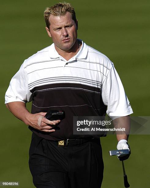 Roger Clemens competes in the PGA Tour's 45th Bob Hope Chrysler Classic Pro Am at Bermuda Dunes Coountry Club January 21, 2004.