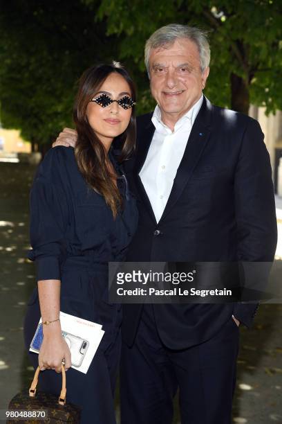 Julia Toledano and Sidney Toledano attend the Louis Vuitton Menswear Spring/Summer 2019 show as part of Paris Fashion Week on June 21, 2018 in Paris,...