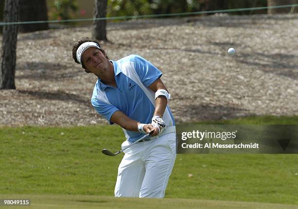 Fredrik Jacobson competes in the final round of the Honda Classic, March 14, 2004 at Palm Beach Gardens, Florida.