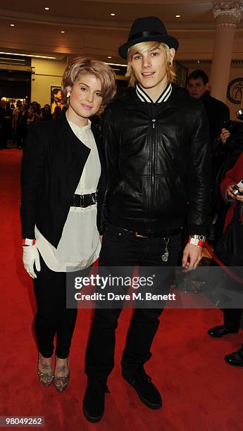 Kelly Osbourne and Luke Worrall attend the launch of the Pop Up Store at Whiteleys Shopping Centre on March 25, 2010 in London, England.