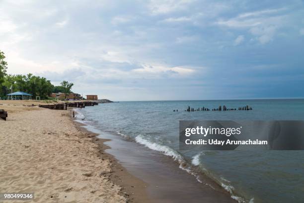 stevensville mi beach - stevensville fotografías e imágenes de stock