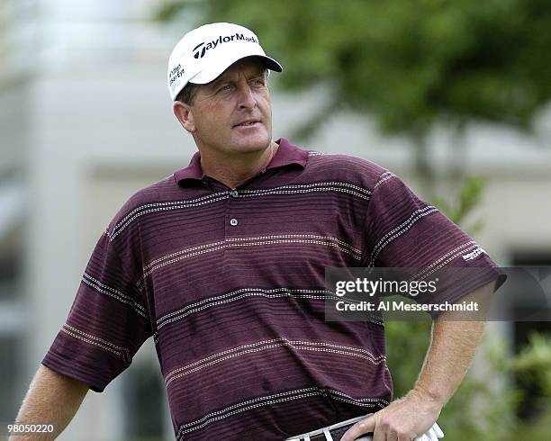 Fred Funk competes in second-round play at the FedEx St. Jude Classic May 28, 2004 at the Tournament Players Club Southwind, Memphis, Tennessee.